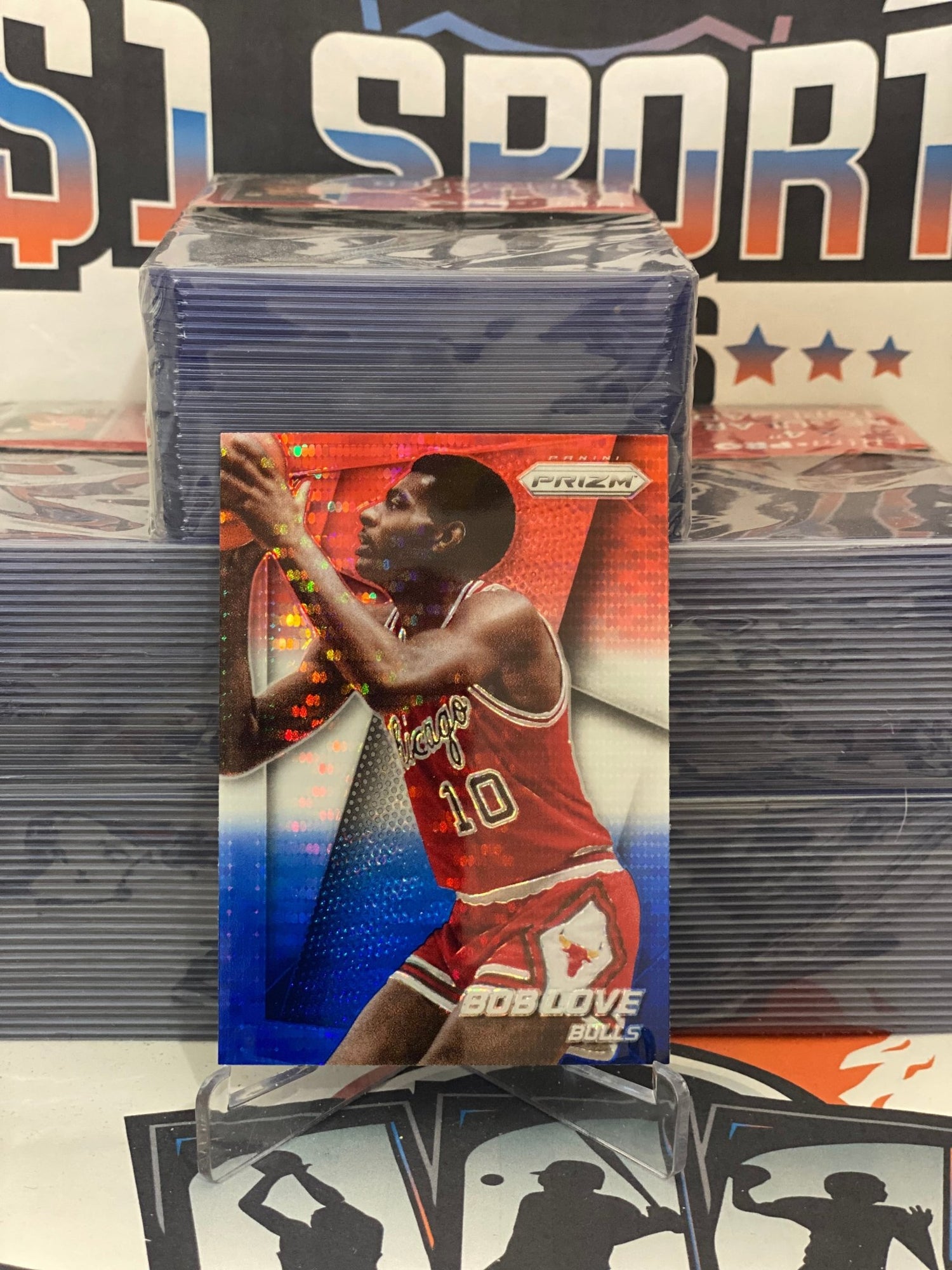 2014 Panini Prizm (Red White Blue Prizm) Bob Love #225