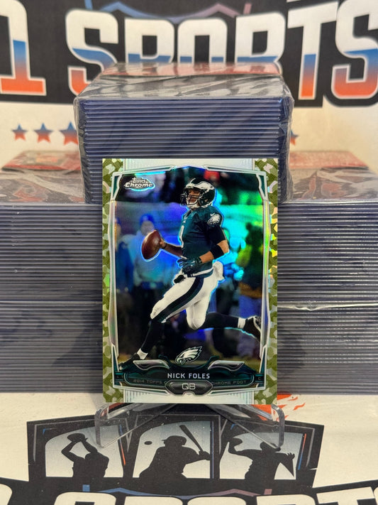 2014 Topps Chrome (Camo Refractor 41/499) Nick Foles #109
