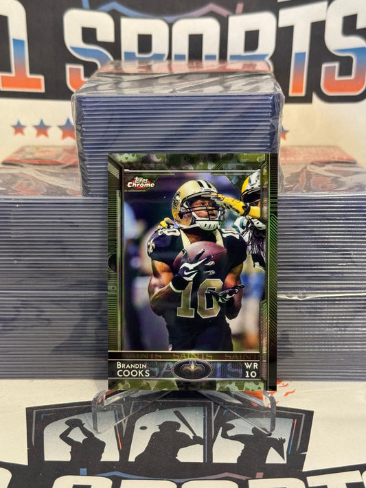 2014 Topps Chrome (Camo Refractor 91/499) Brandin Cooks #95