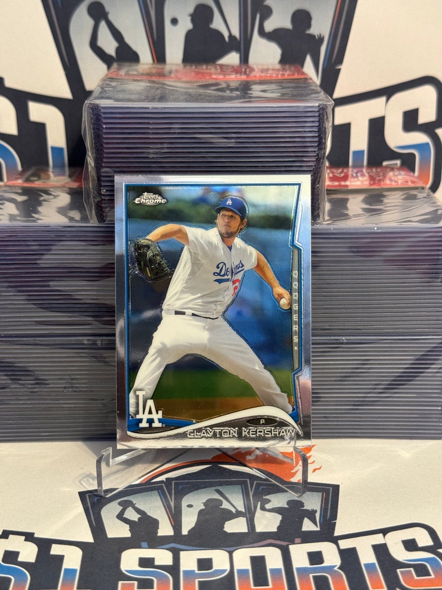 2014 Topps Chrome Clayton Kershaw #100