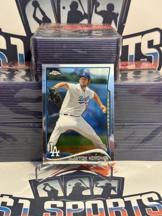 2014 Topps Chrome Clayton Kershaw #100