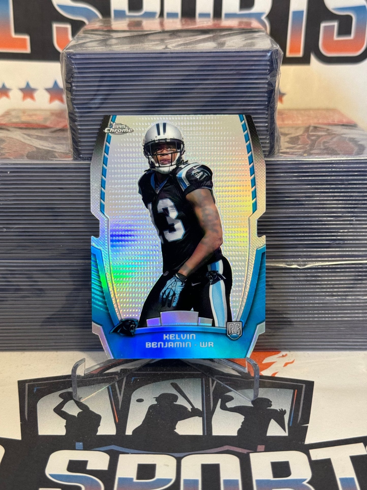 2014 Topps Chrome (Die Cut Refractor) Kelvin Benjamin Rookie #CRDC-KB