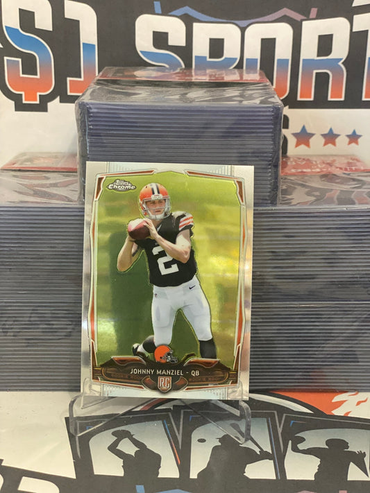 2014 Topps Chrome Johnny Maziel Rookie #169