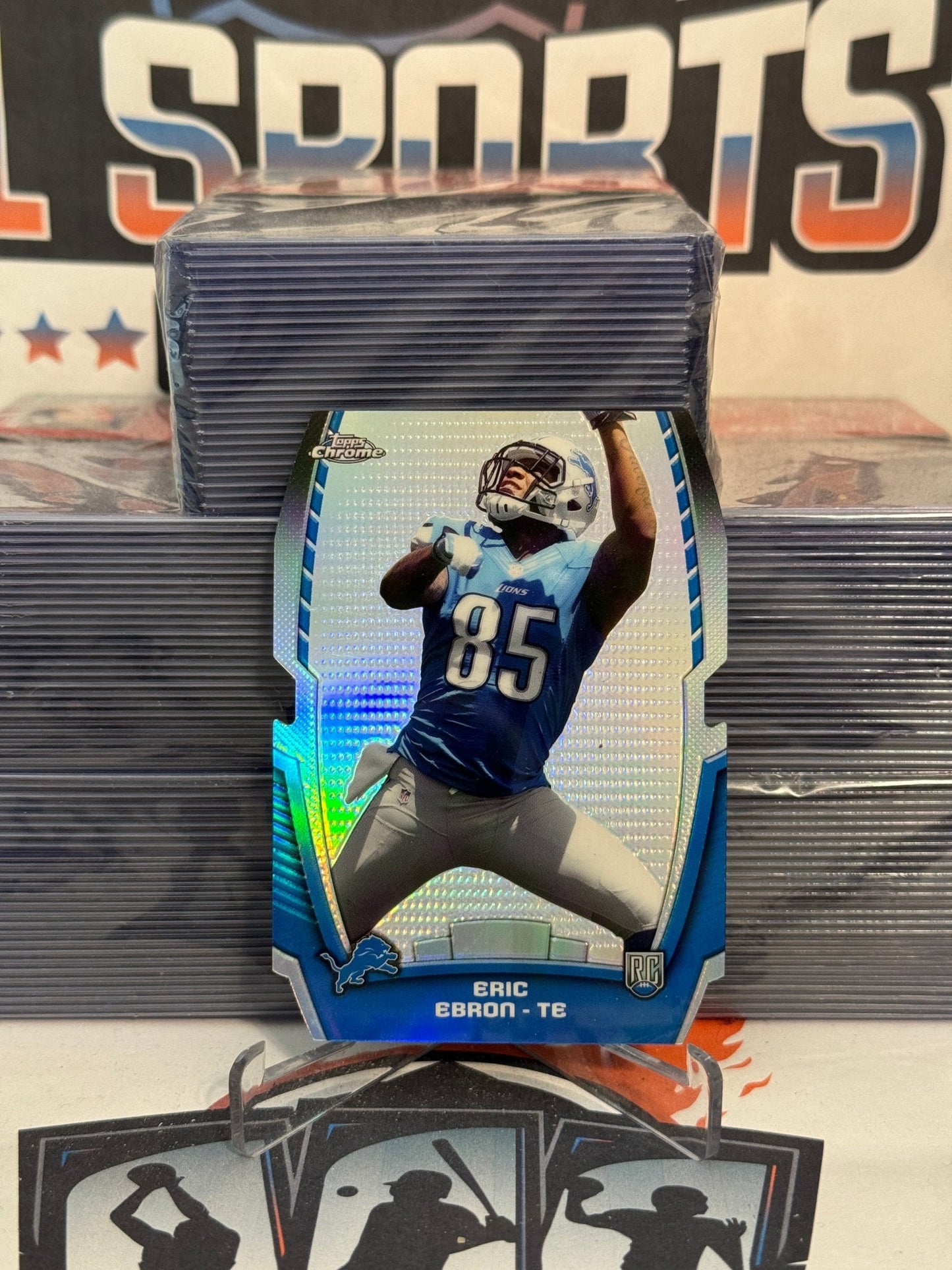 2014 Topps Chrome (Mini Die Cut) Eric Ebron Rookie #CRDC-EE