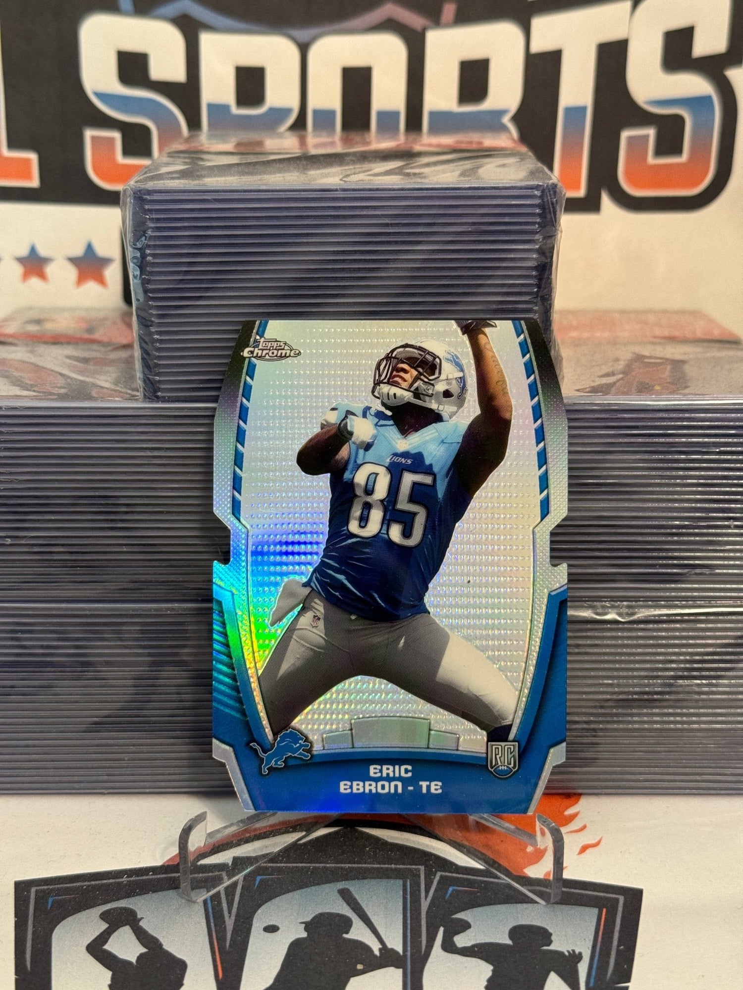 2014 Topps Chrome (Mini Die Cut) Eric Ebron Rookie #CRDC-EE