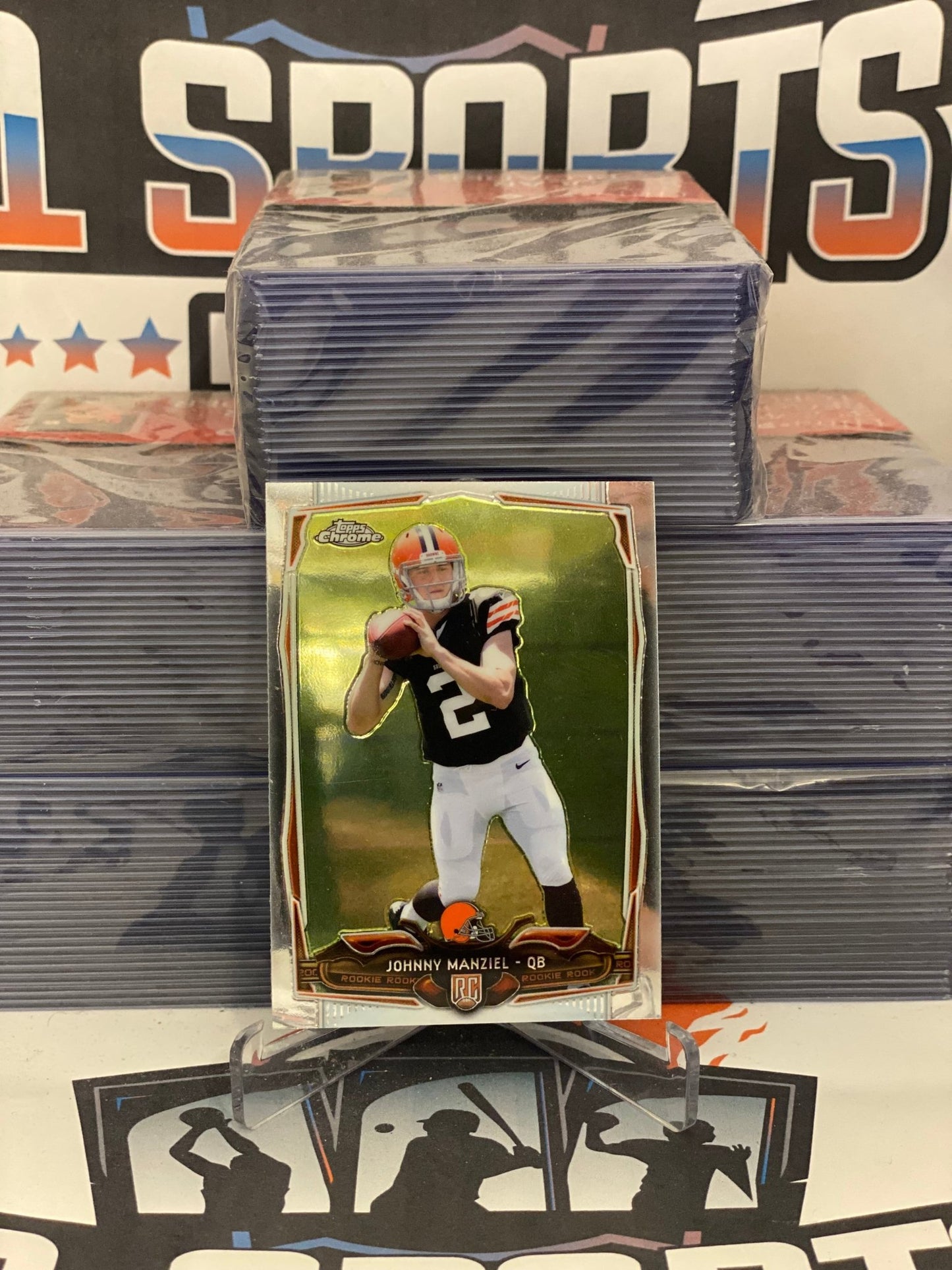 2014 Topps Chrome (Mini) Johnny Manziel Rookie #169