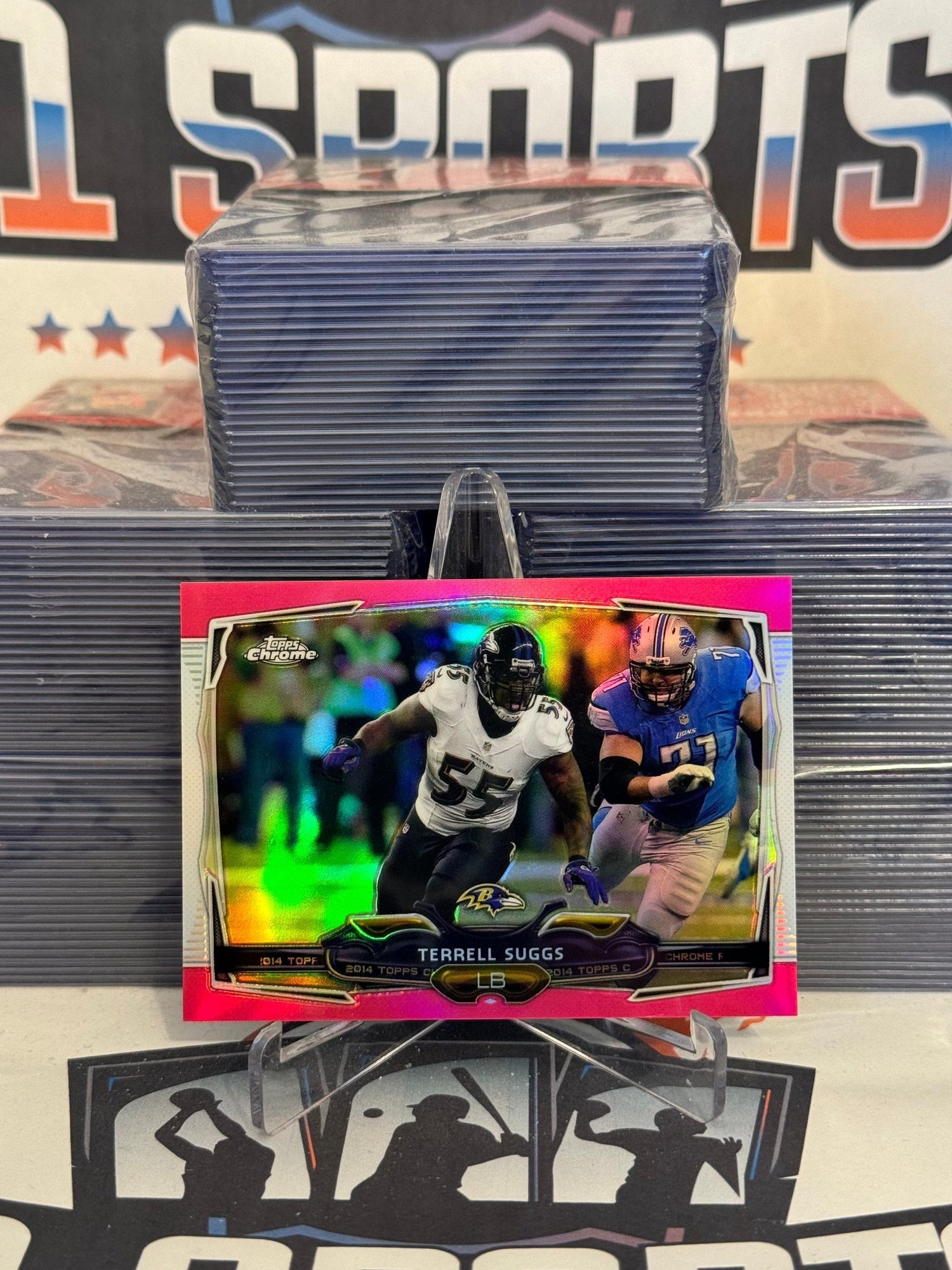 2014 Topps Chrome (Pink Refractor 87/399) Terrell Suggs #37