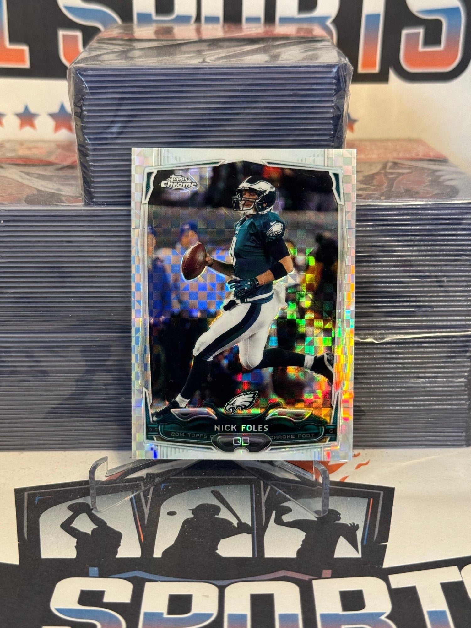 2014 Topps Chrome (X-Fractor) Nick Foles #109