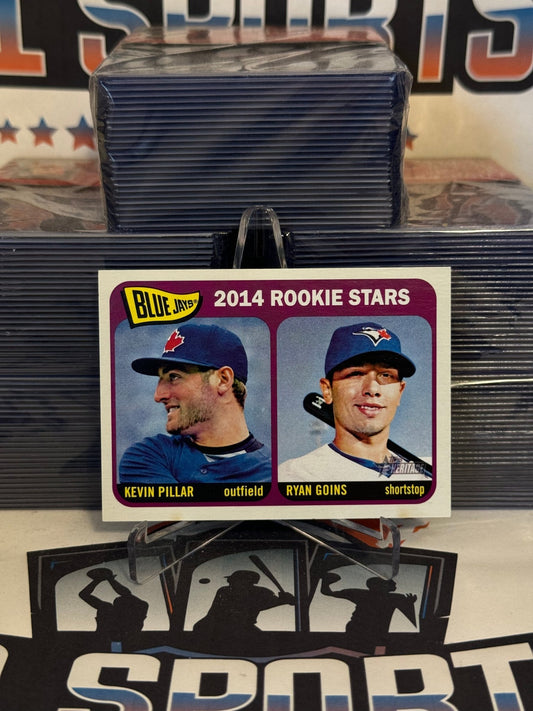 2014 Topps Heritage (Rookie Stars) Kevin Pillar & Ryan Goins #421