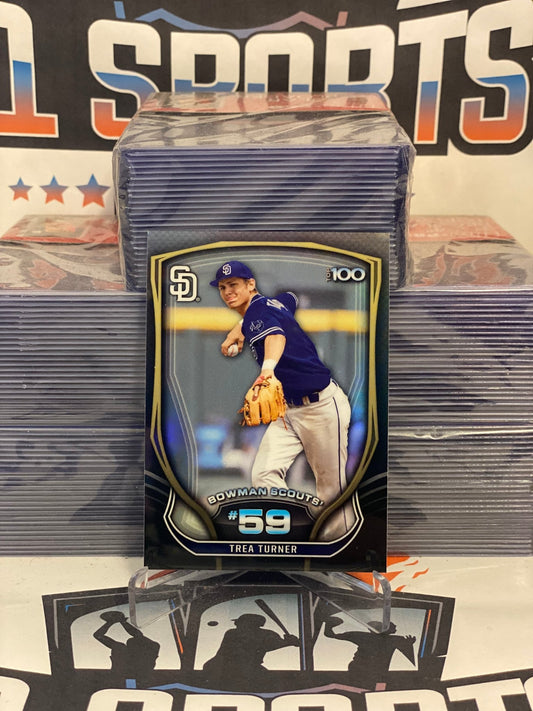 2015 Bowman Chrome (Top 100) Trea Turner #BTP-59