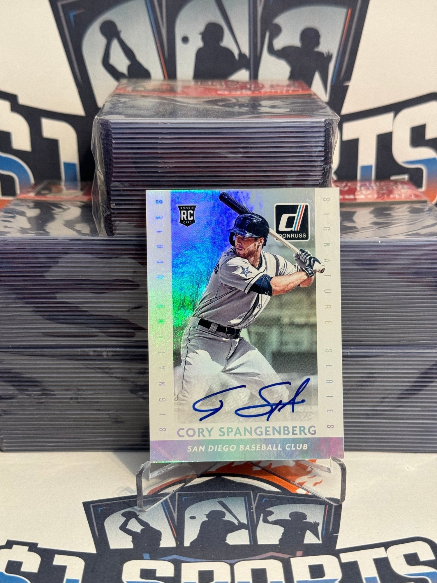 2015 Donruss (Signature Series Auto) Cory Spangenberg Rookie #17