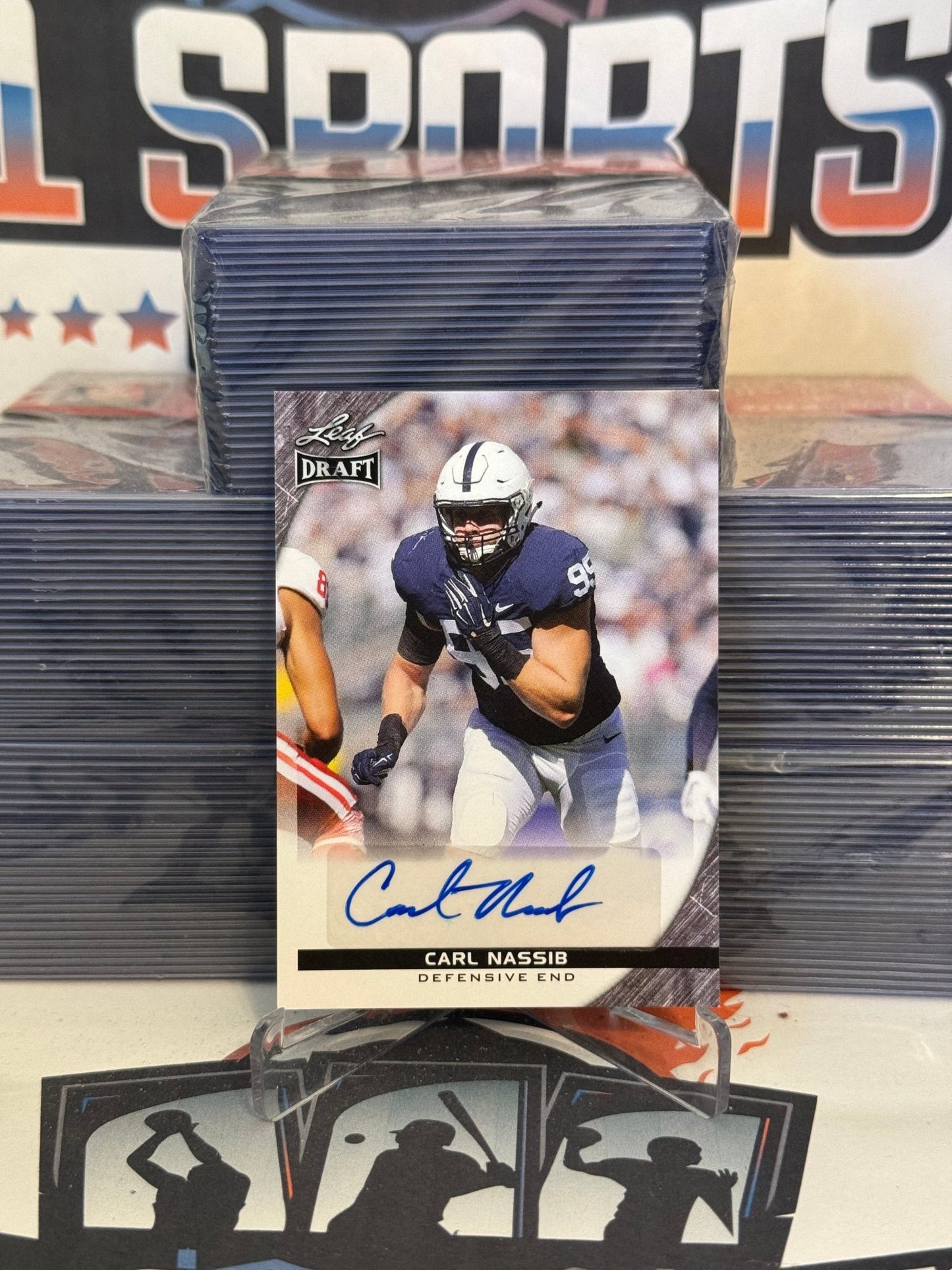 2015 Leaf Draft (Auto) Carl Nassib #A-CNI