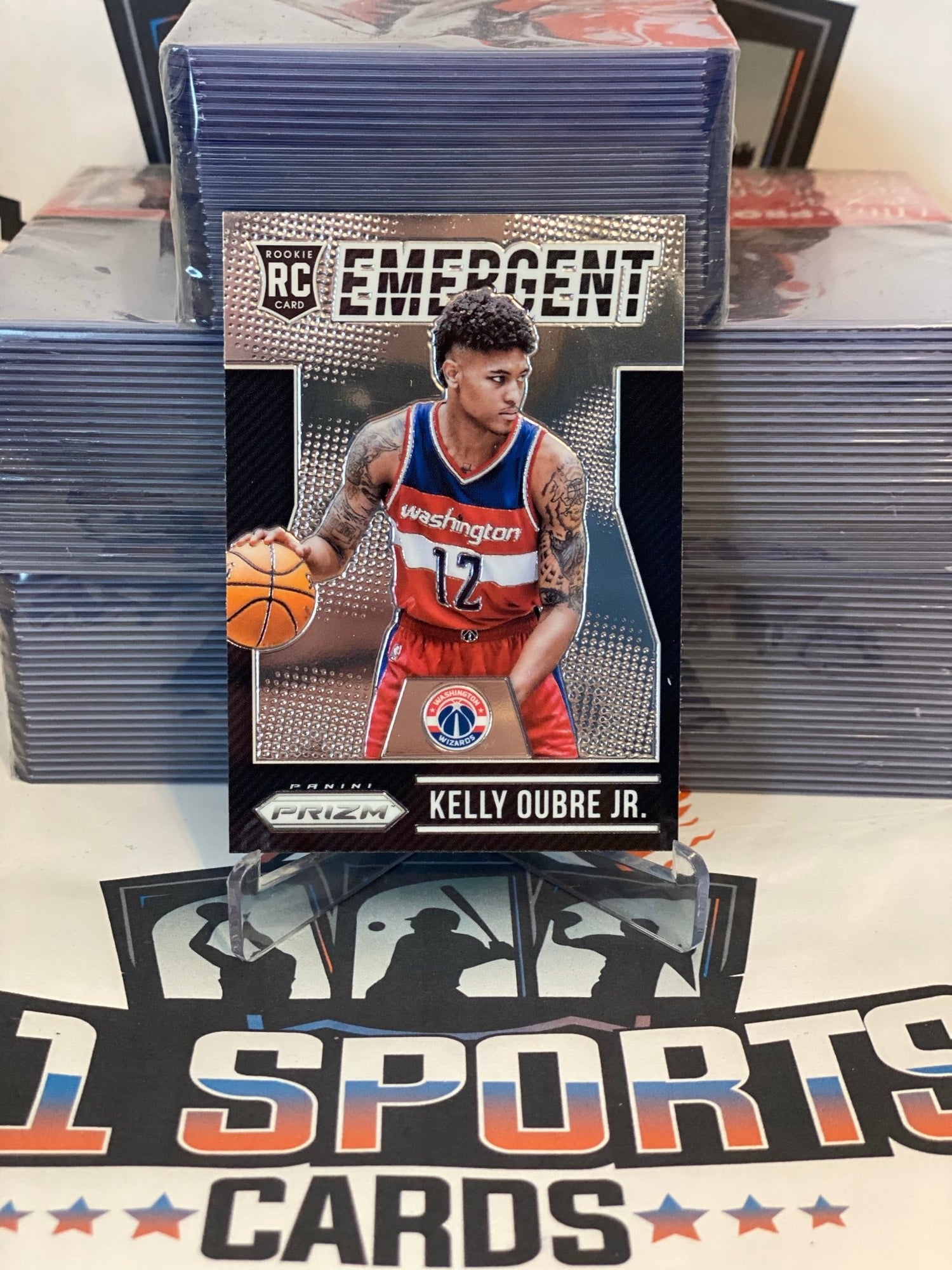 2015 Panini Prizm (Emergent) Kelly Oubre Jr. Rookie #26