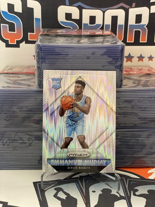 2015 Panini Prizm (Flash Prizm) Emmanuel Mudiay Rookie #316
