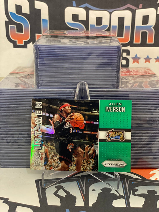 2015 Panini Prizm (Green Prizm, Point Men) Allen Iverson #12