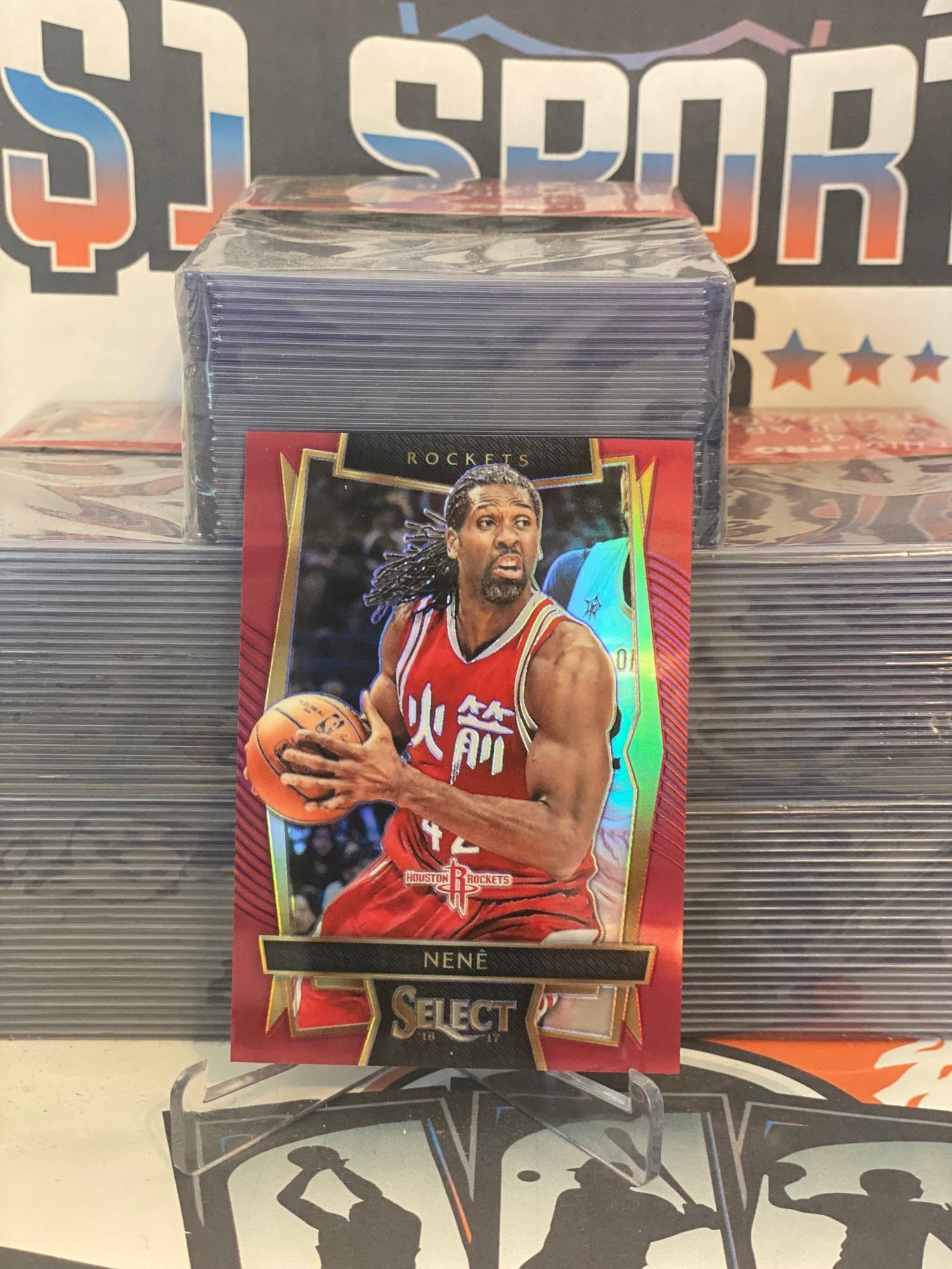2015 Panini Select (Red Prizm 154/175) Nene #67