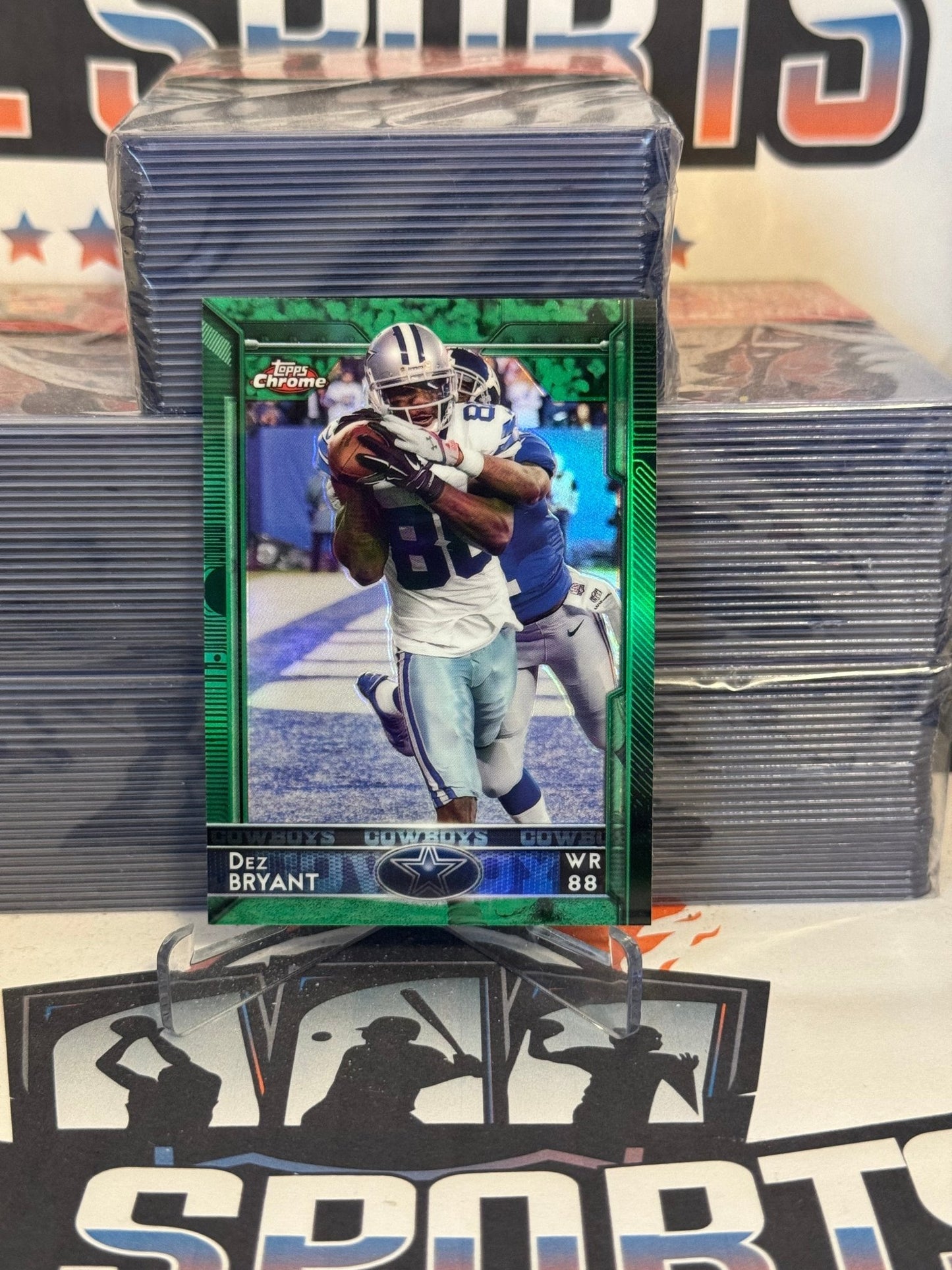 2015 Topps Chrome (Green Refractor) Dez Bryant #16