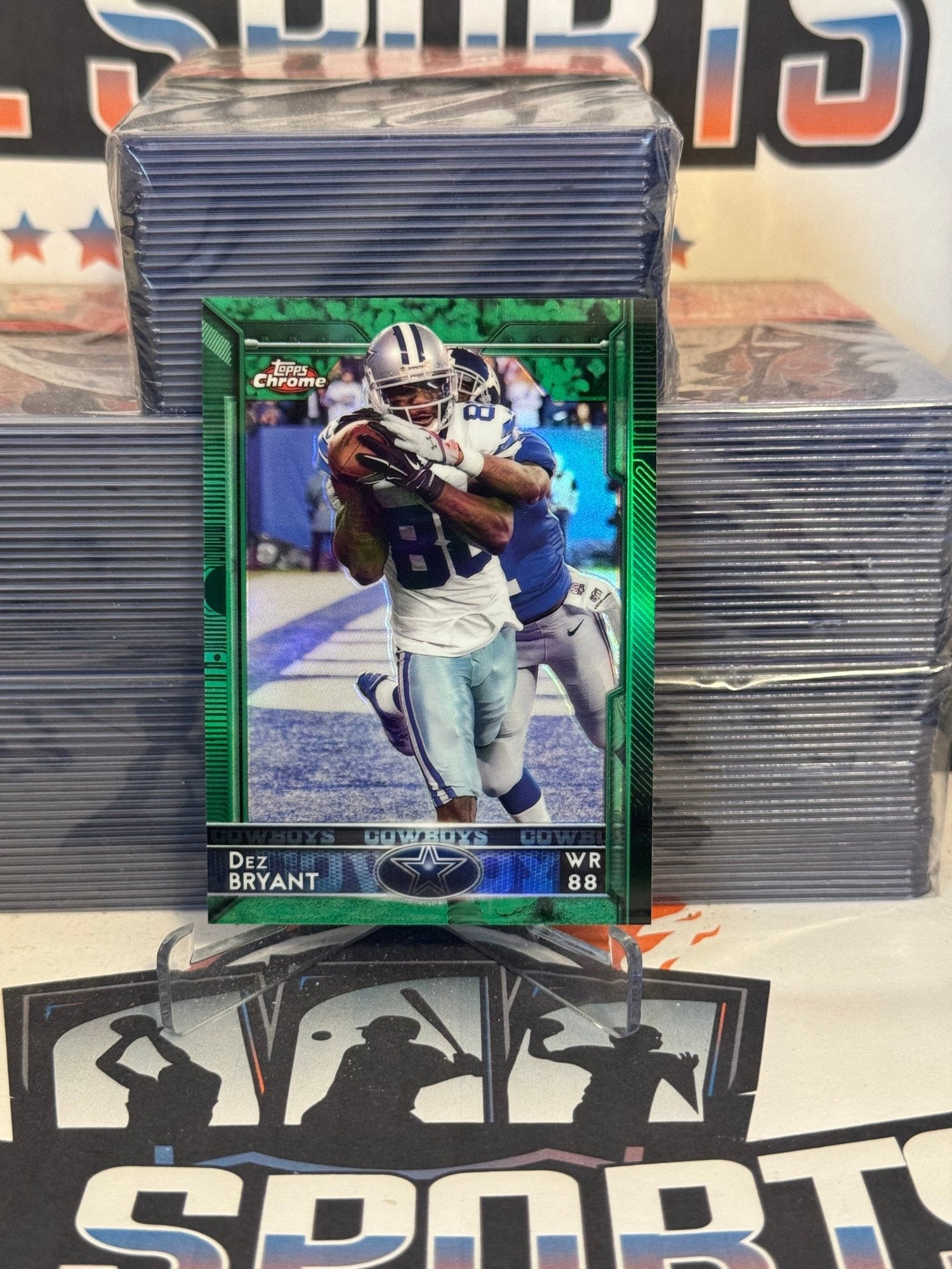 2015 Topps Chrome (Green Refractor) Dez Bryant #16