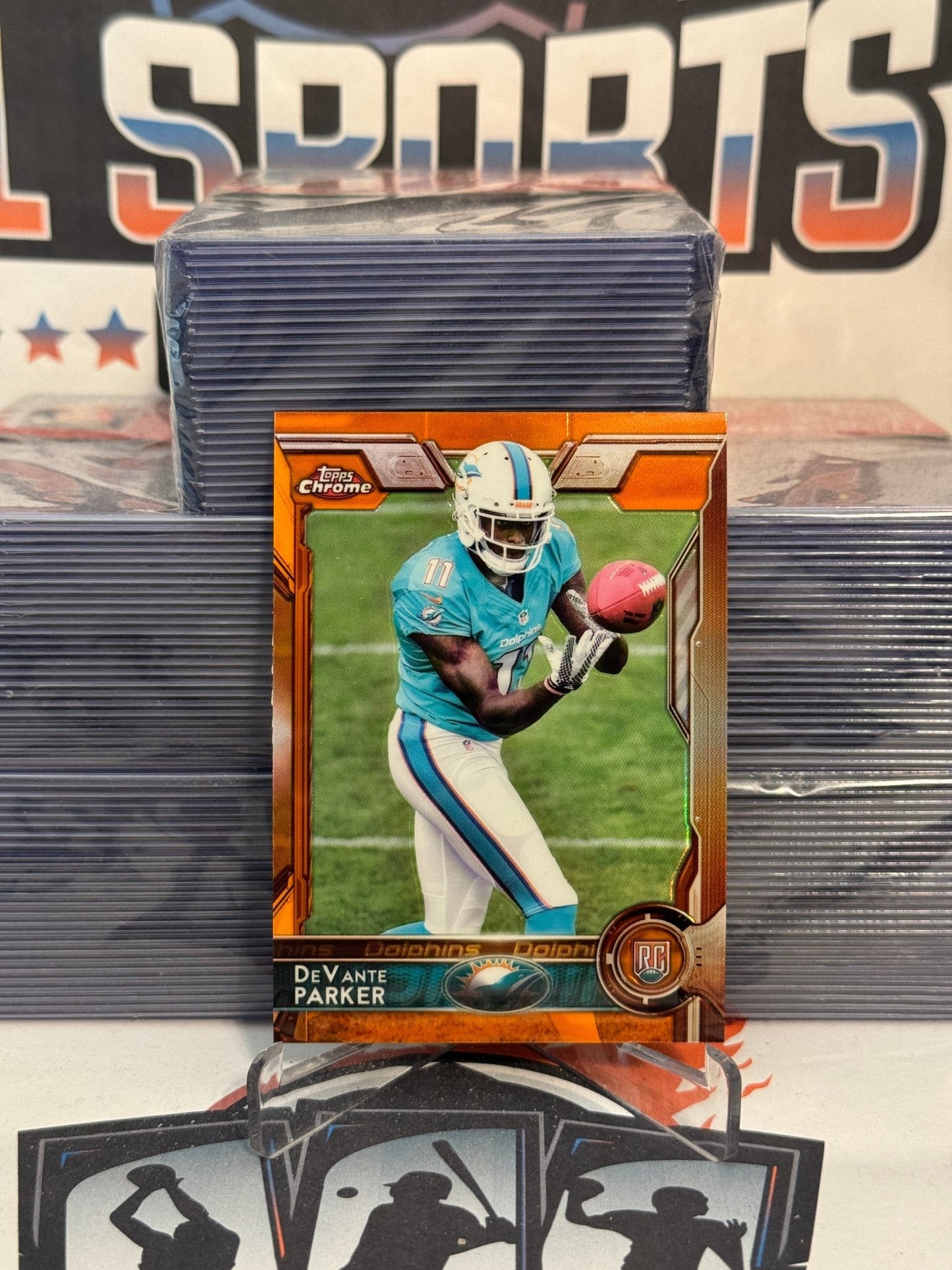 2015 Topps Chrome (Orange Refractor) DeVante Parker #103