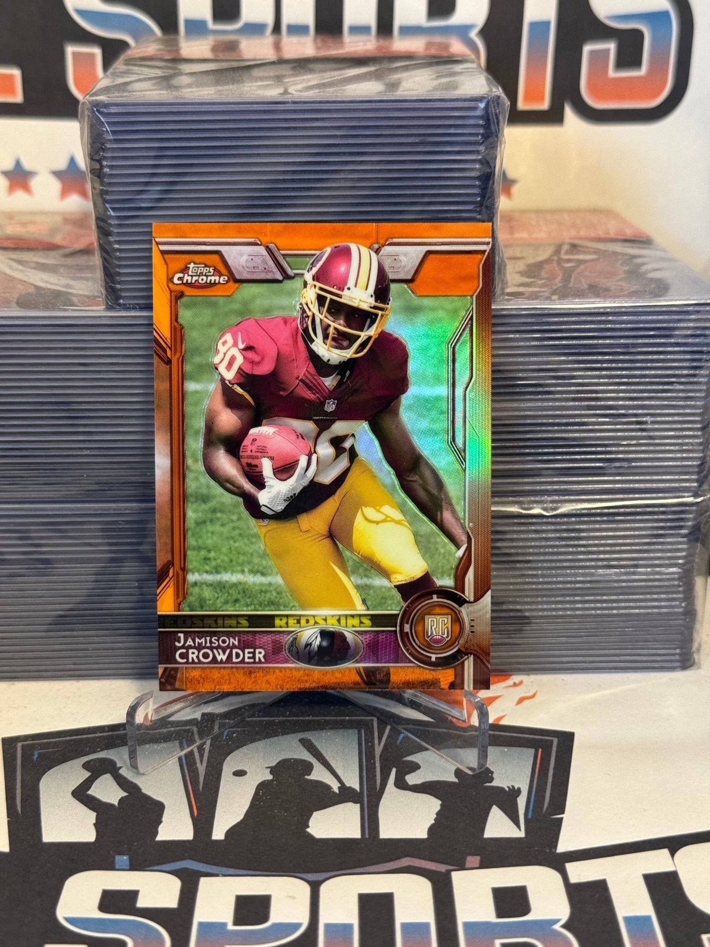 2015 Topps Chrome (Orange Refractor) Jamison Crowder Rookie #172