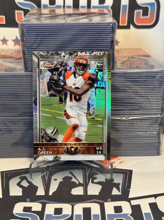2015 Topps Chrome (Refractor) A.J. Green #28