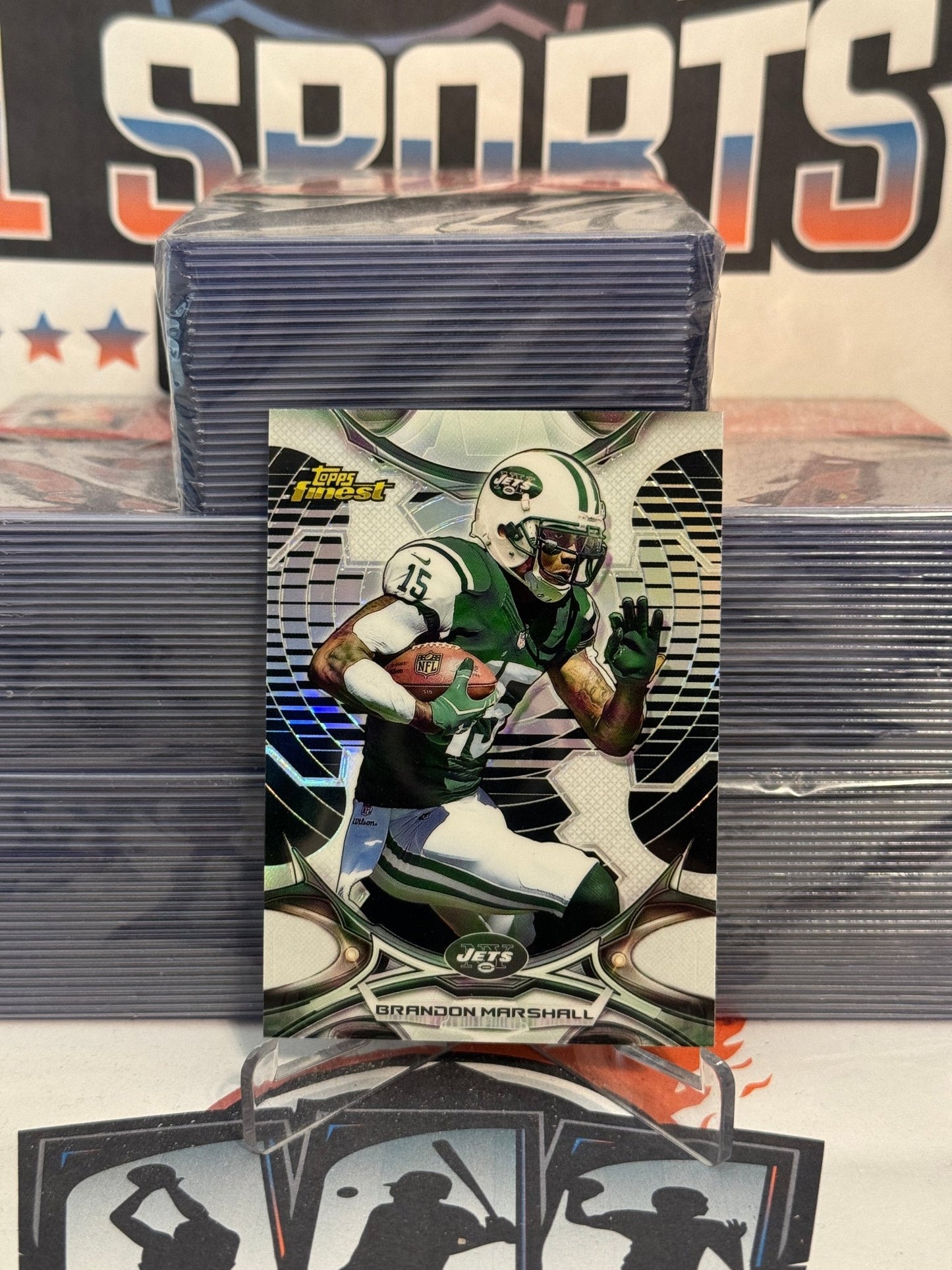 2015 Topps Finest (Refractor) Brandon Marshall #38