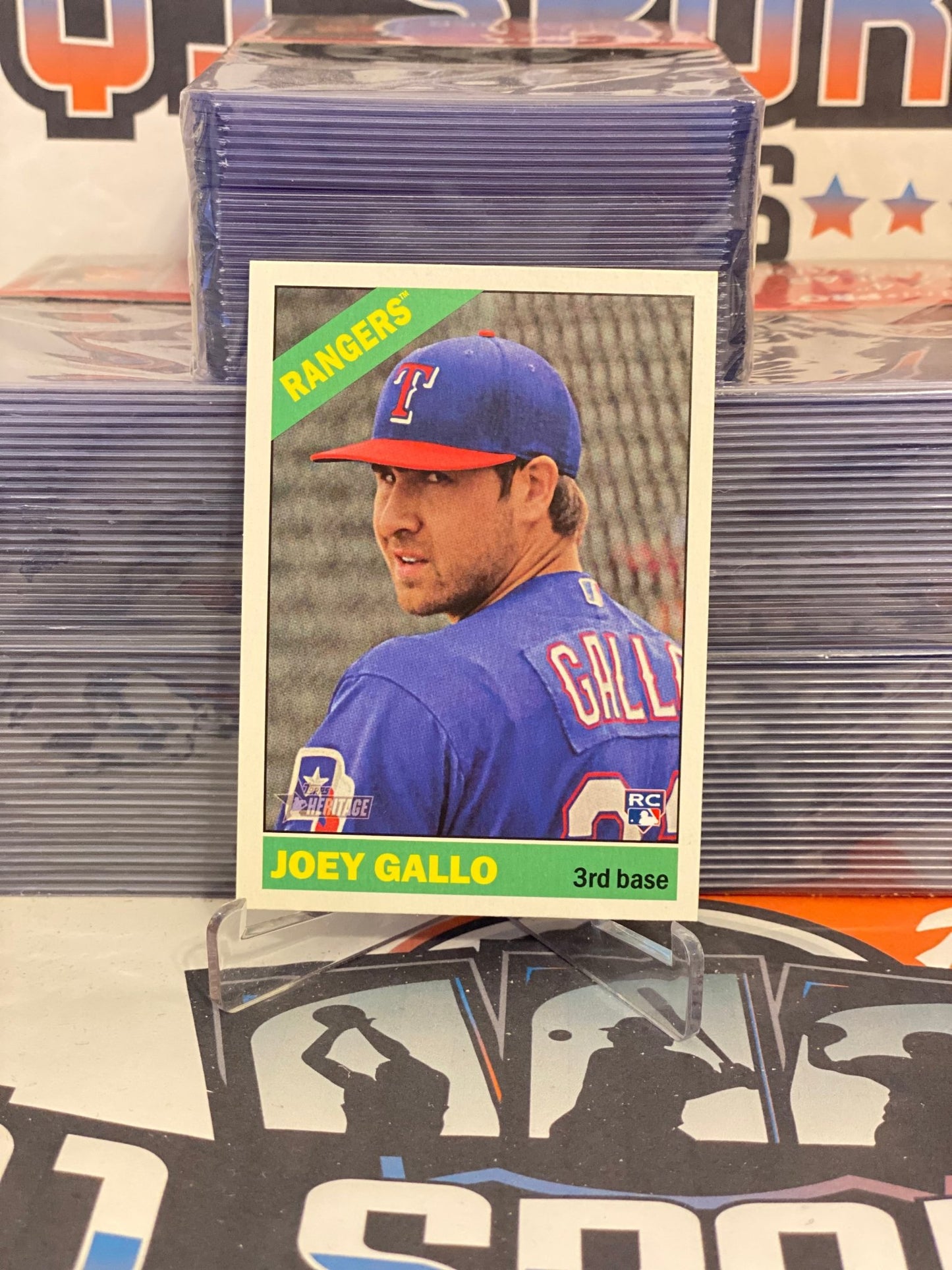 2015 Topps Heritage Joey Gallo Rookie #647