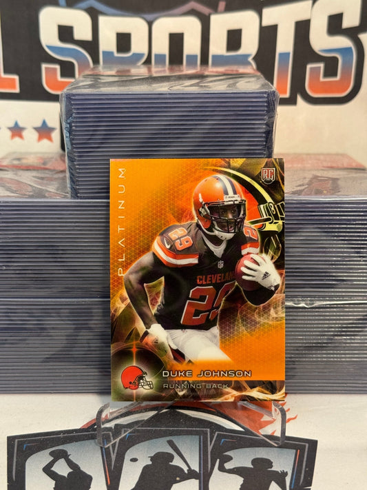 2015 Topps Platinum (Orange Refractor) Duke Johnson Rookie #123