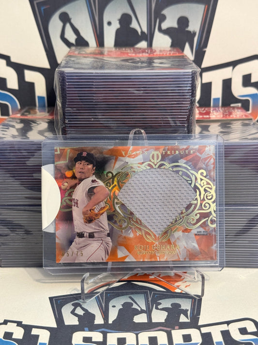 2015 Topps Tribute (Orange, Diamond Cuts Relic 65/75) Koji Uehara #DC-KU