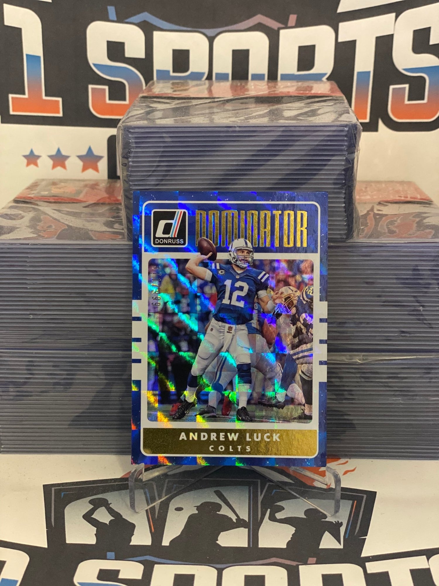 2016 Donruss (Dominator 317/999) Andrew Luck #31