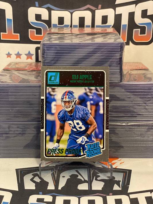 2016 Donruss (Green Press Proof, Rated Rookie) Eli Apple #367