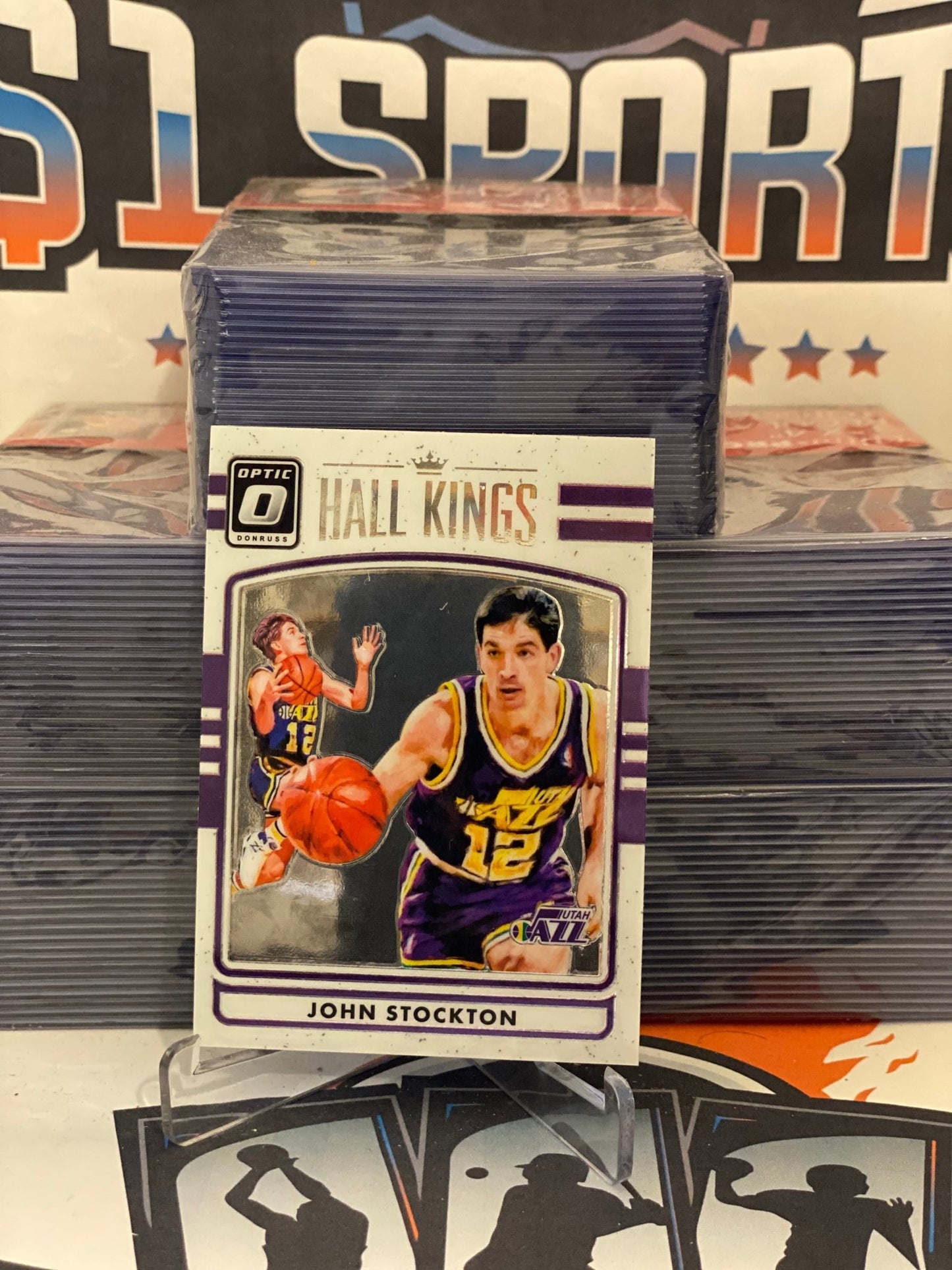 2016 Donruss Optic (Hall Kings) John Stockton #15