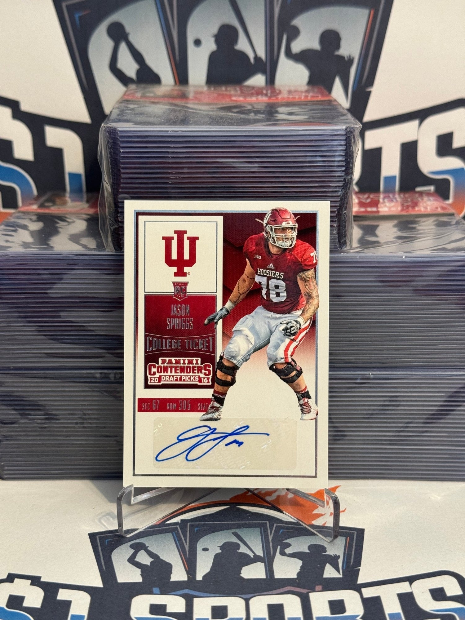 2016 Panini Contenders Draft Picks (Auto) Jason Spriggs #200