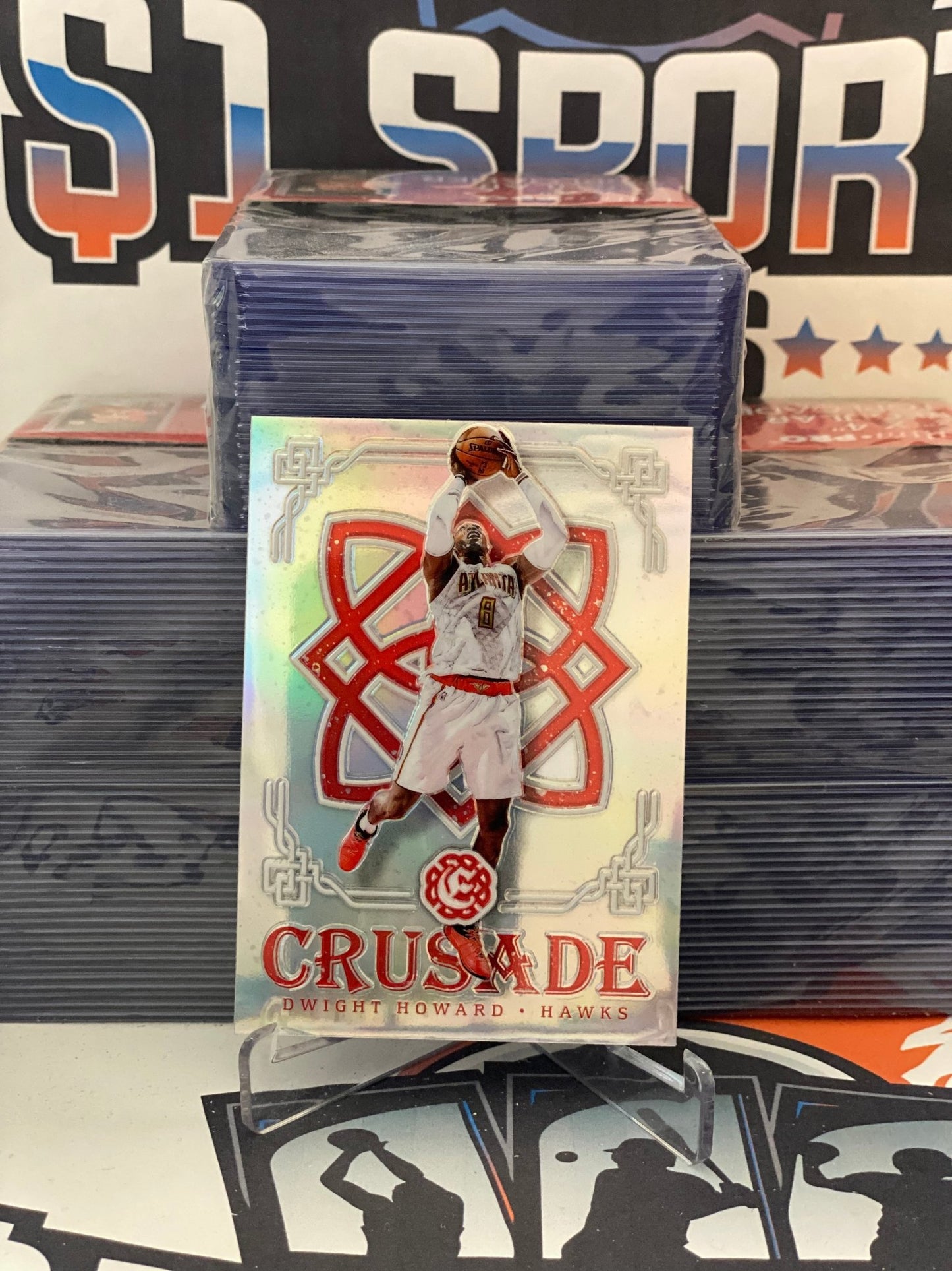 2016 Panini Excalibur (Silver Prizm, Crusade) Dwight Howard #58