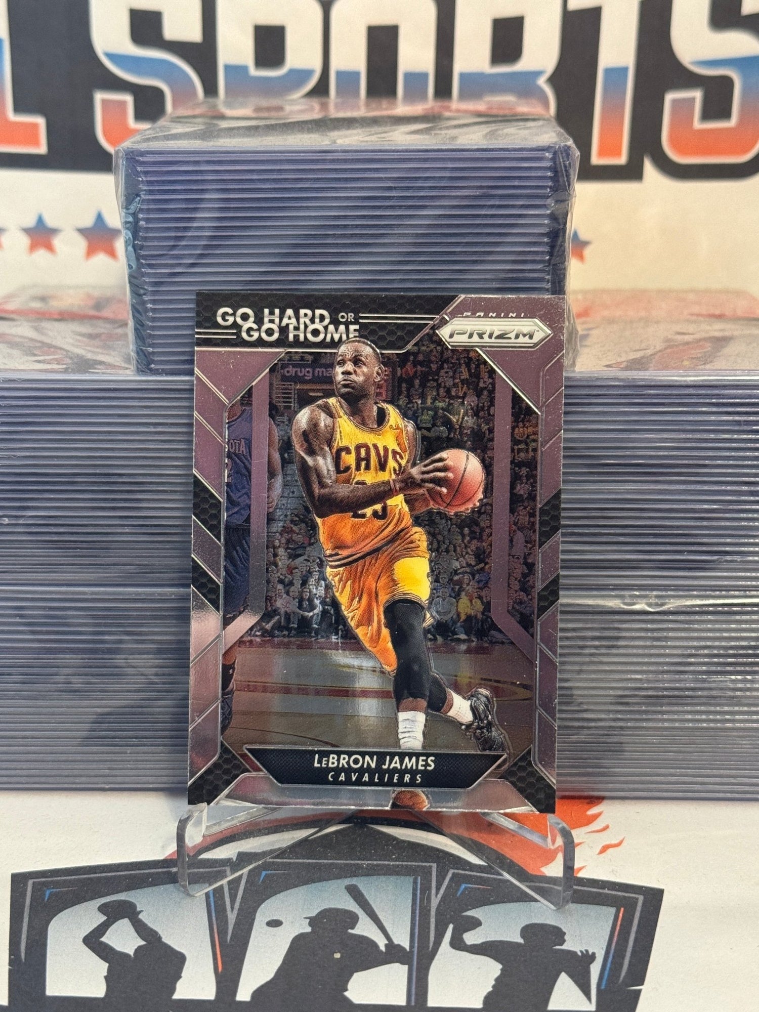 2016 Panini Prizm (Go Hard or Go Home) LeBron James #4