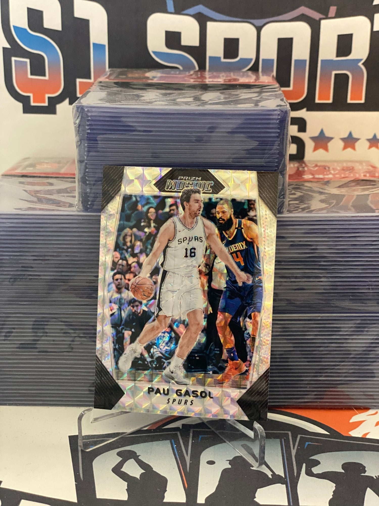 2016 Panini Prizm (Mosaic Prizm) Pau Gasol #74