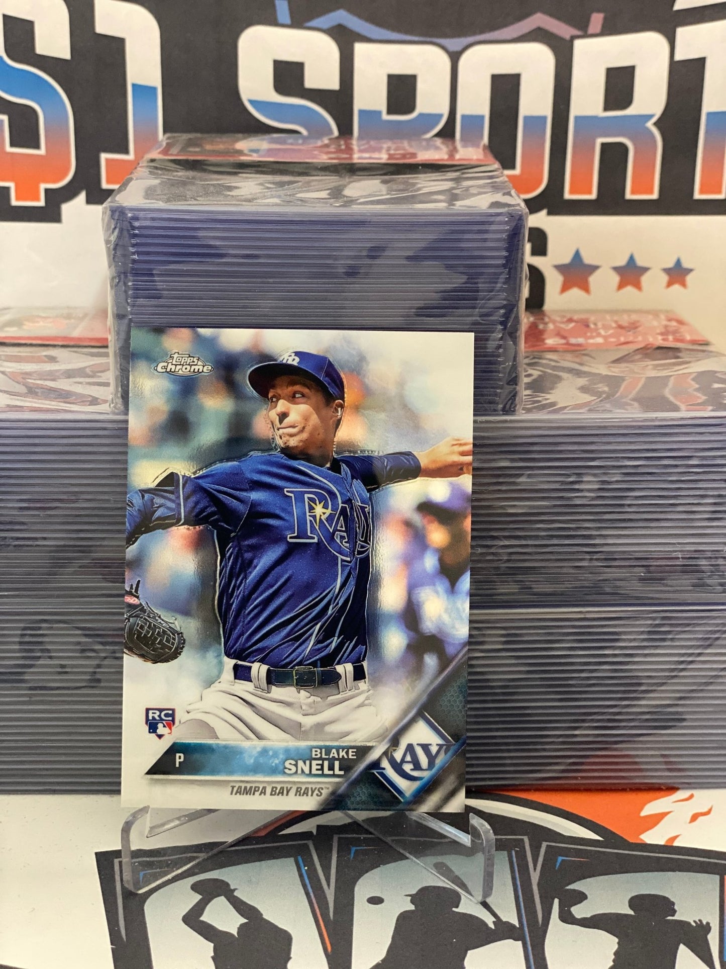 2016 Topps Chrome Blake Snell Rookie #181