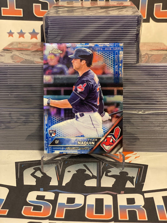 2016 Topps Chrome (Blue Refractor 16/150) Tyler Naquin Rookie #14