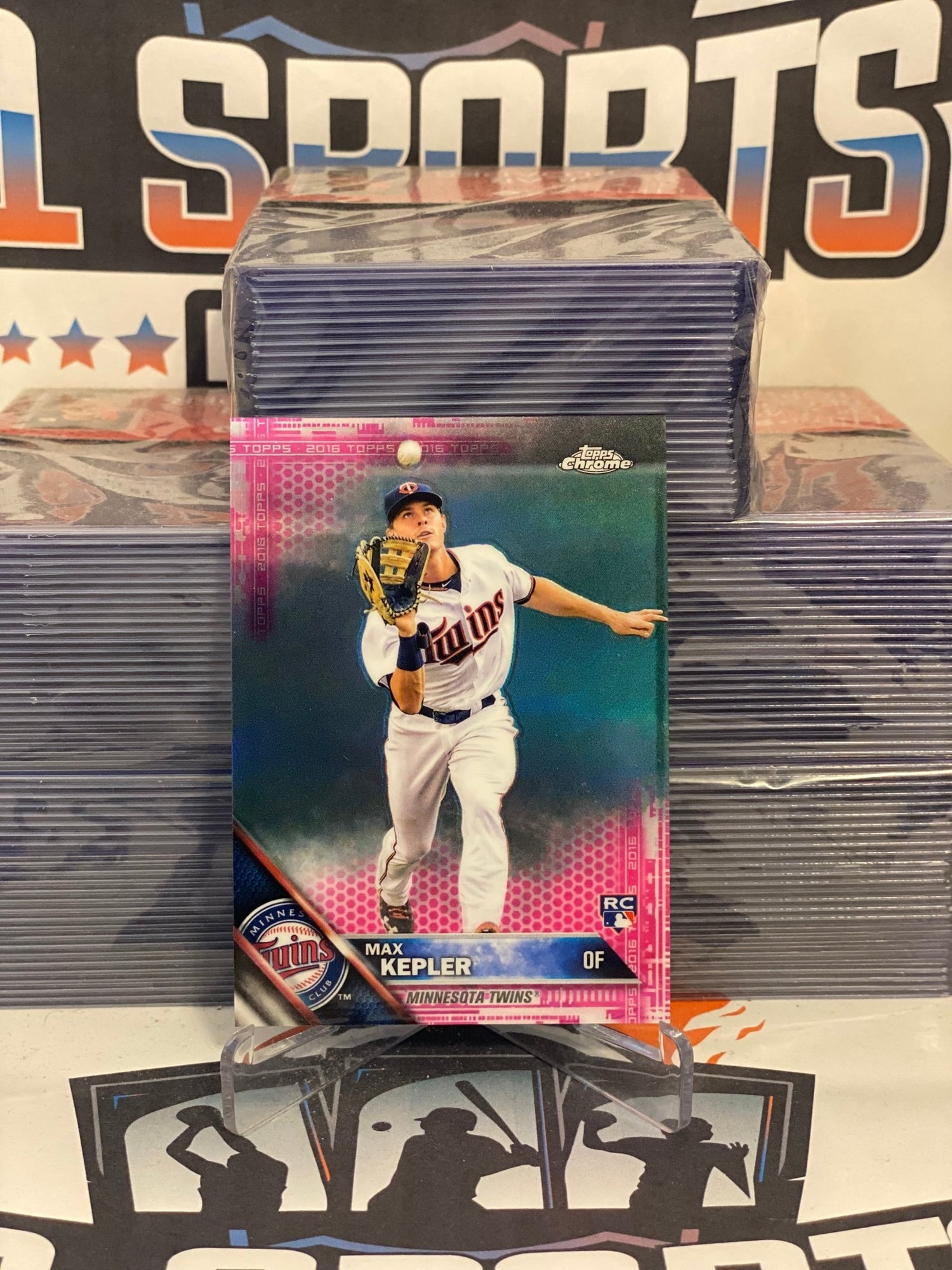 2016 Topps Chrome (Pink Refractor) Max Kepler Rookie #138
