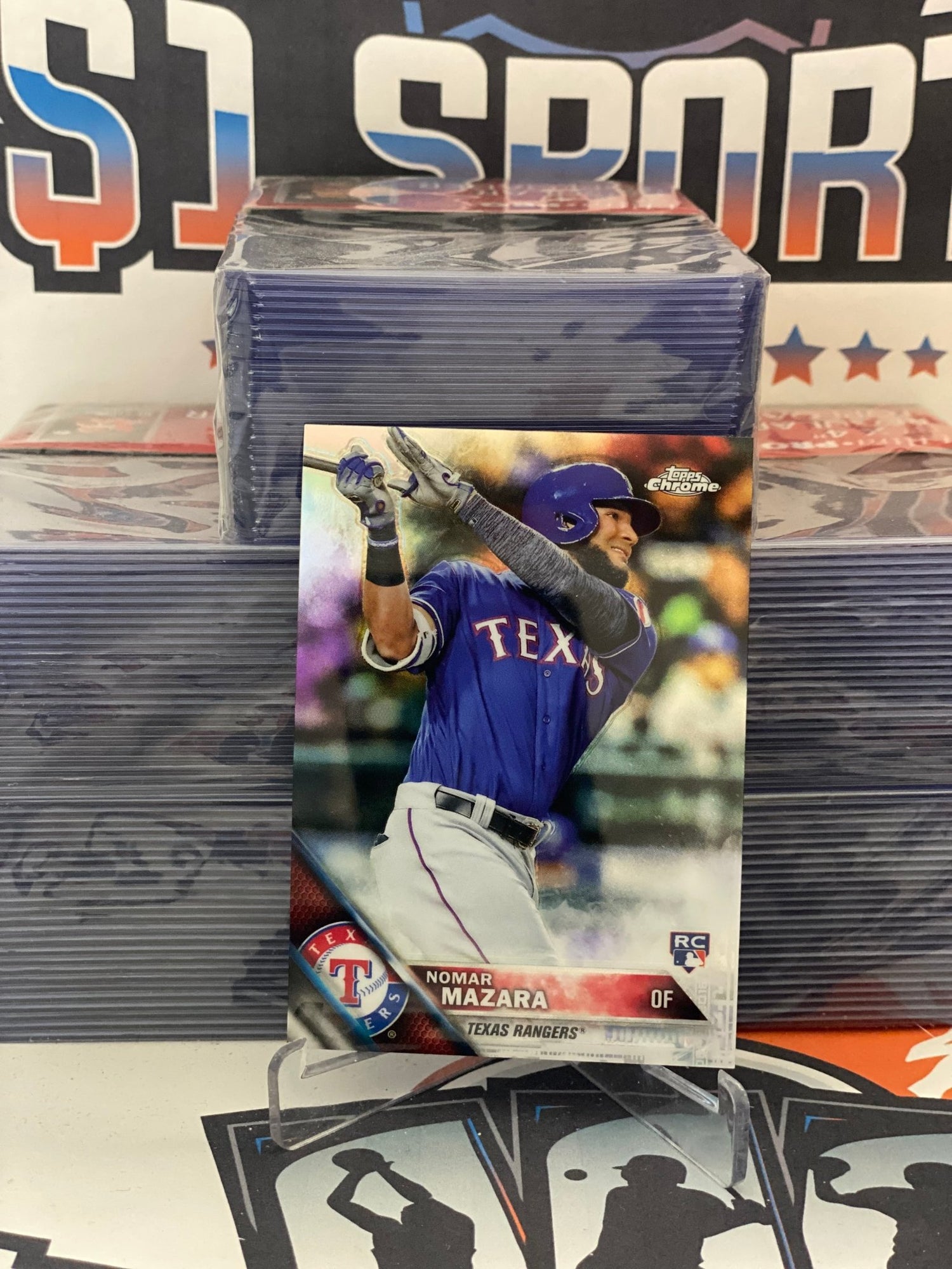 2016 Topps Chrome (Refractor) Nomar Marza Rookie #164