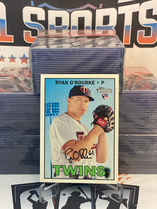 2016 Topps Heritage Ryan O'Rourke Rookie #646