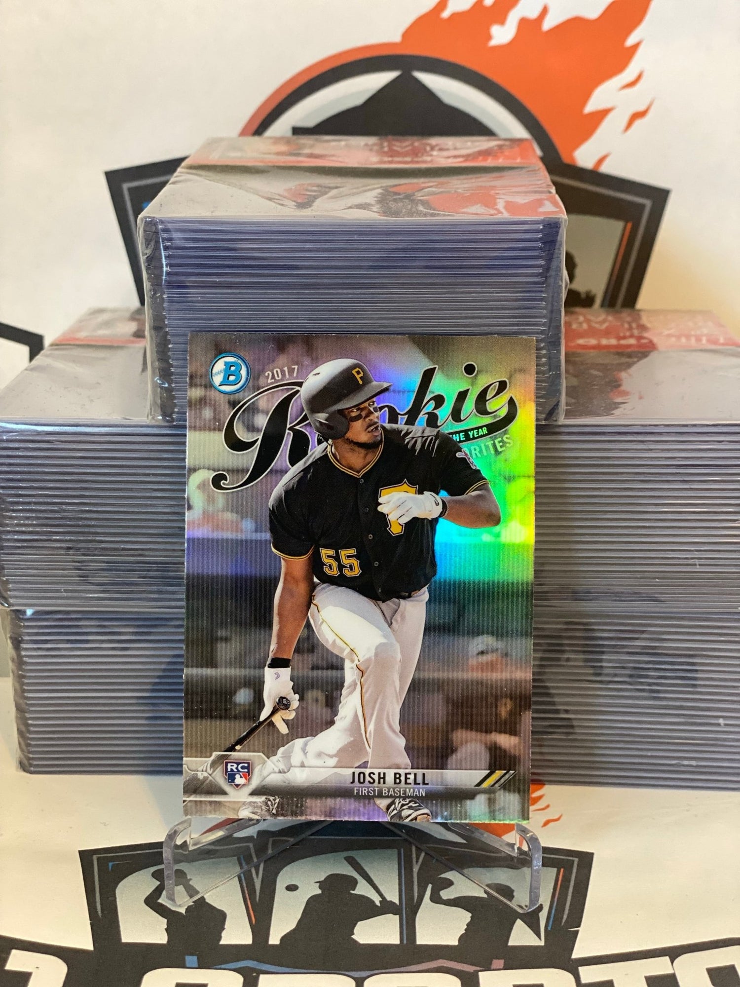 2017 Bowman Chrome (Rookie of the Year Favorites) Josh Bell #ROYF-12