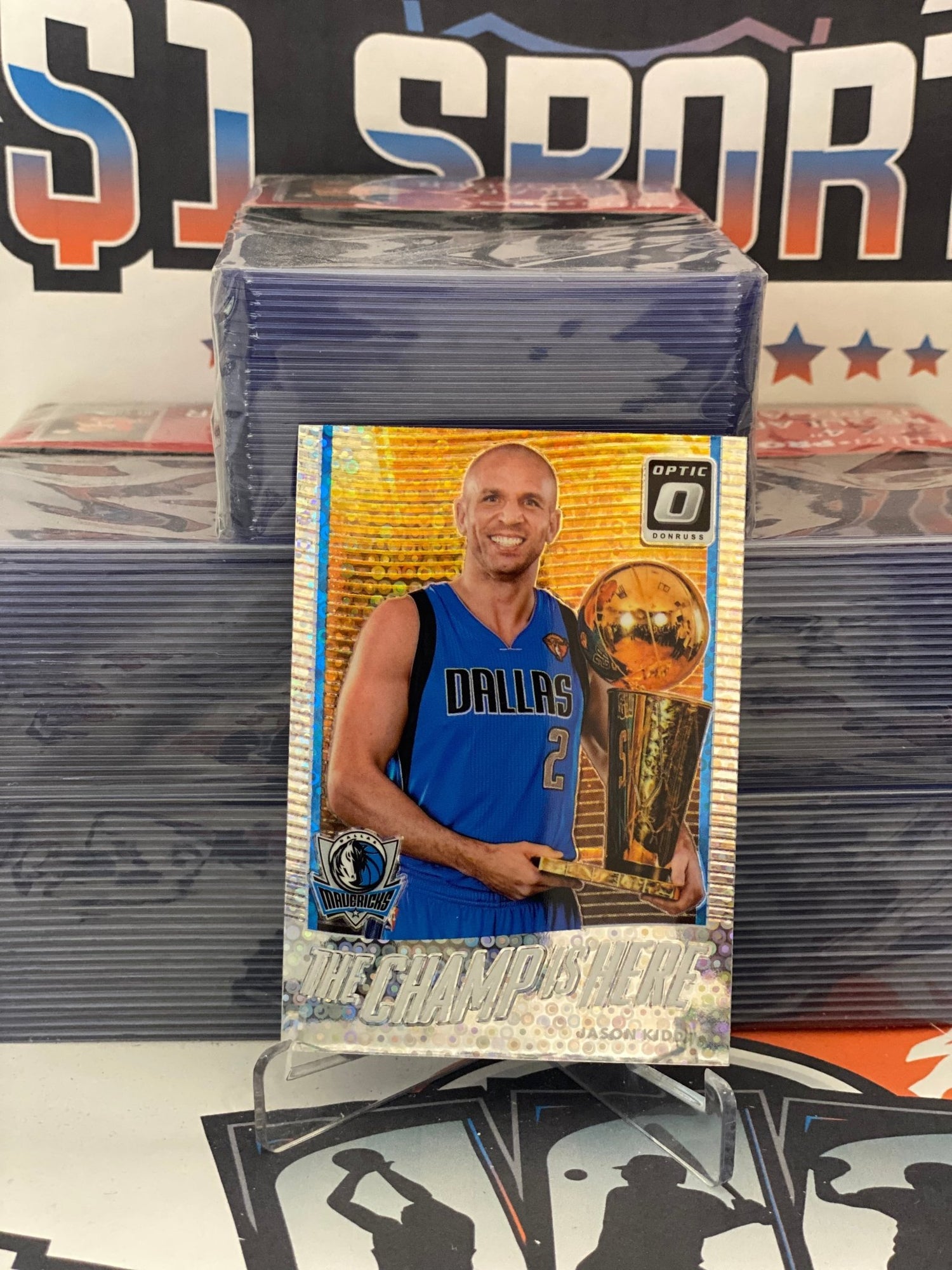 2017 Donruss Optic (Fast Break Holo, The Champ Is Here) Jason Kidd #9