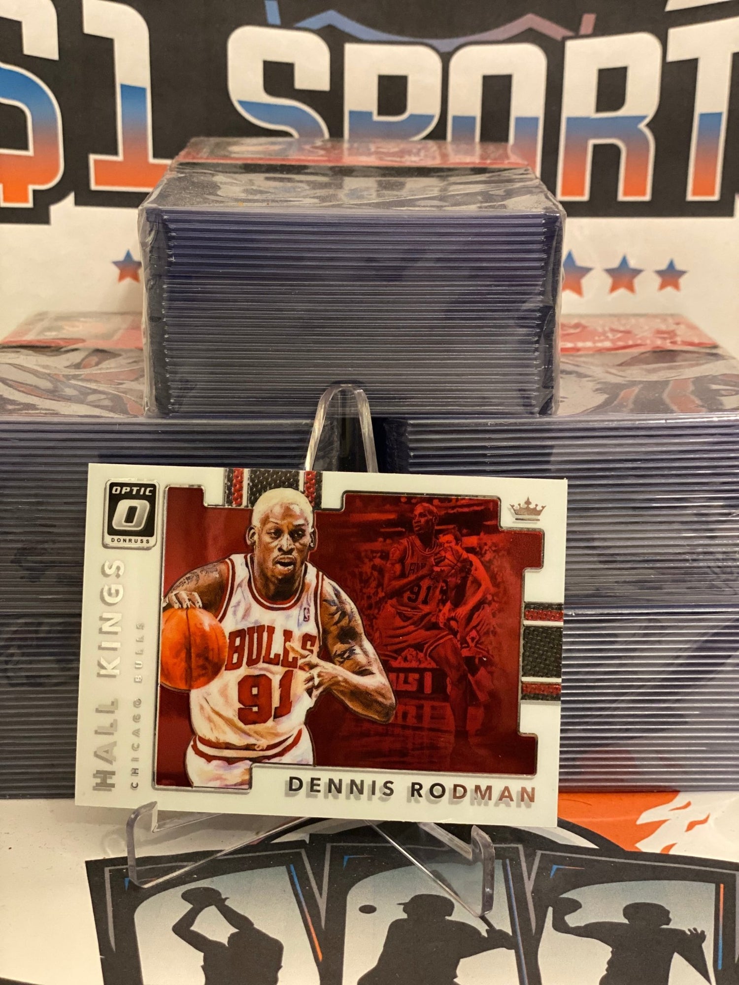 2017 Donruss Optic (Hall Kings) Dennis Rodman #29