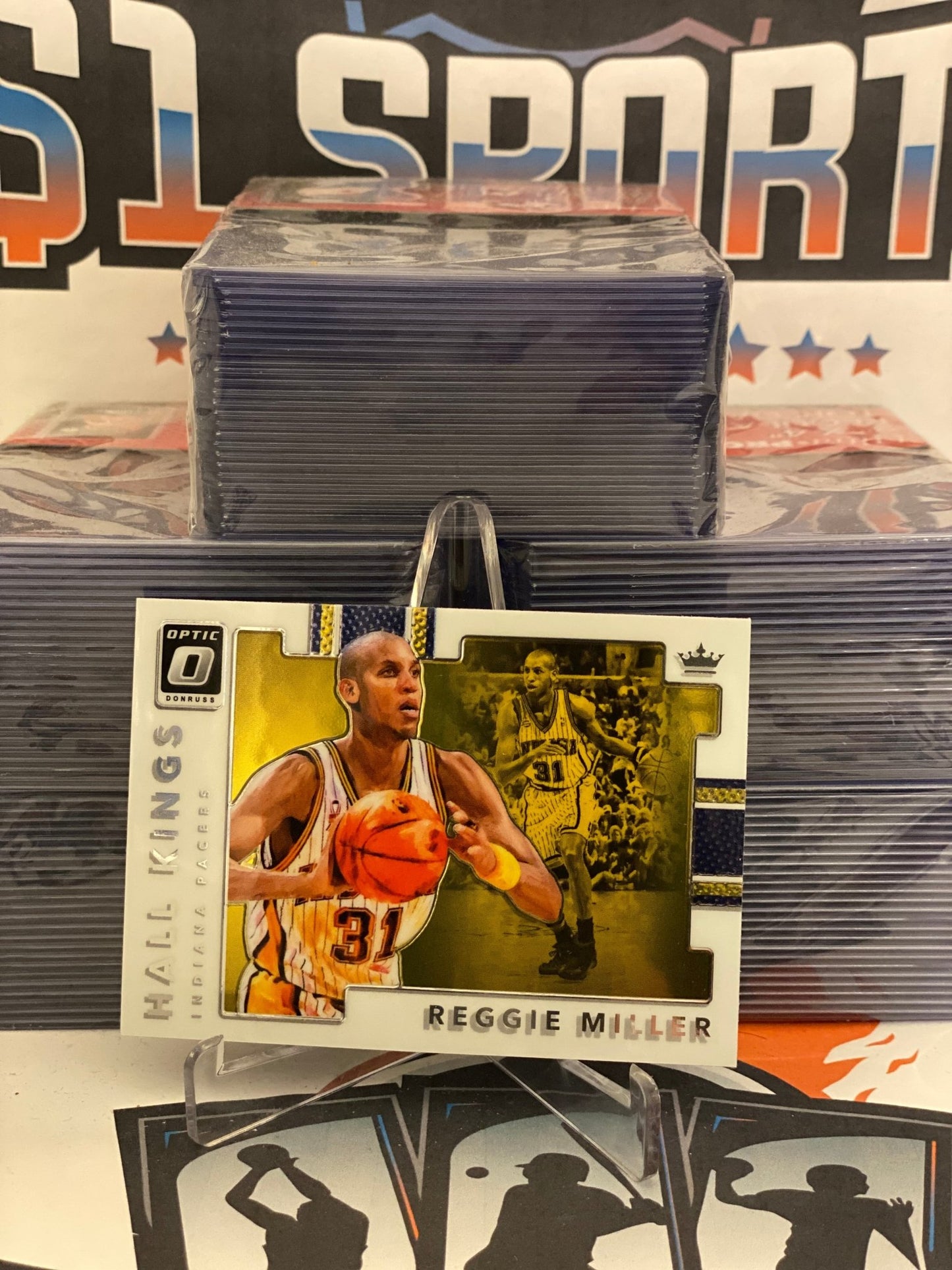 2017 Donruss Optic (Hall Kings) Reggie Miller #25