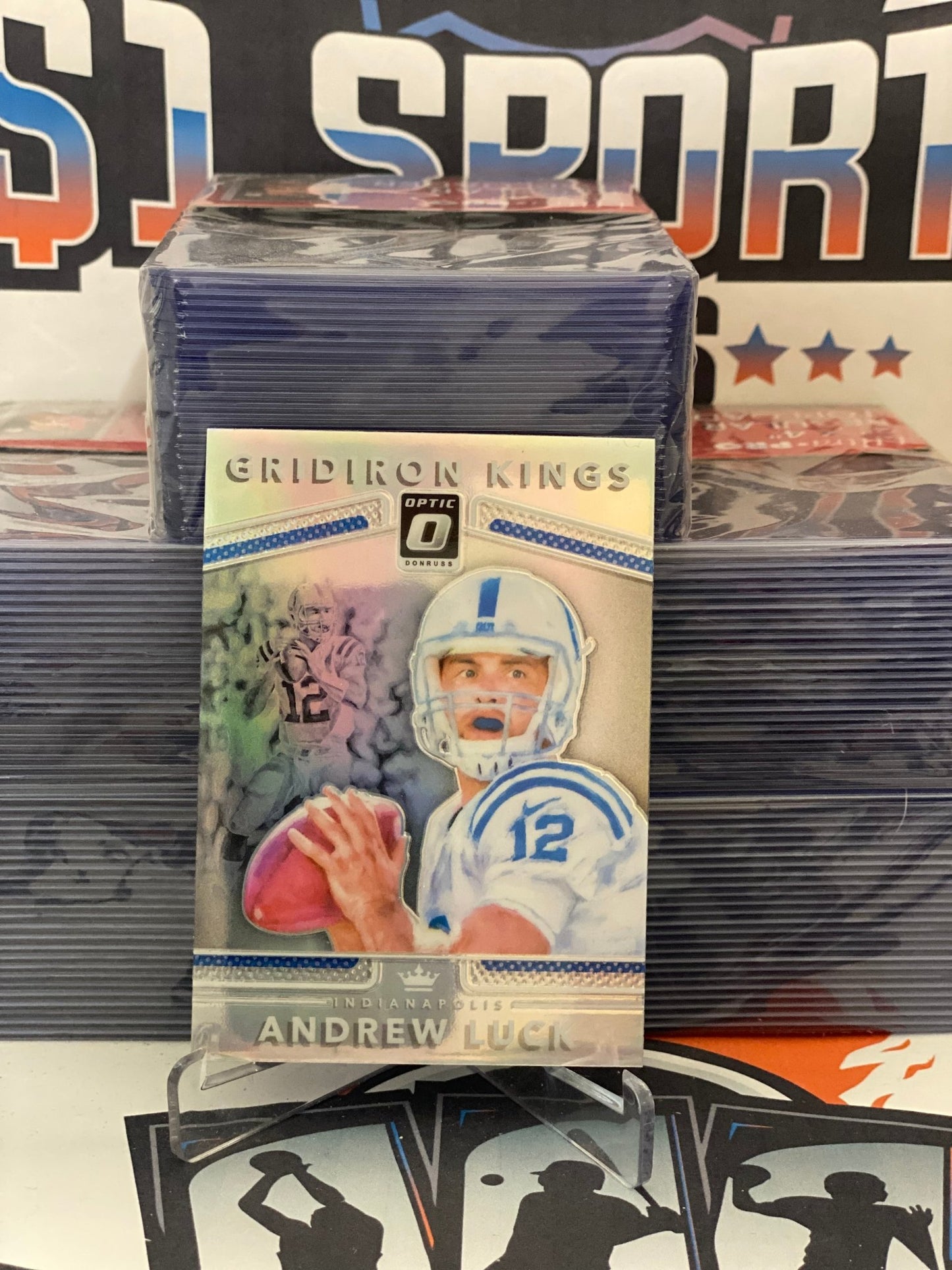 2017 Donruss Optic (Holo Prizm, Gridiron Kings) Andrew Luck #34