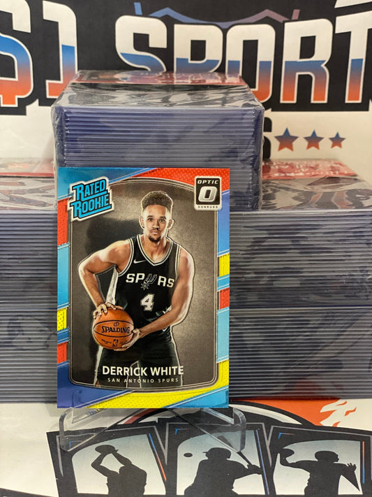 2017 Donruss Optic (Mega Red Yellow, Rated Rookie) Derrick White #172