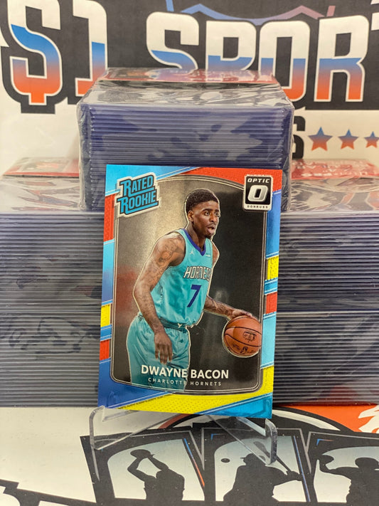 2017 Donruss Optic (Mega Red Yellow, Rated Rookie) Dwayne Bacon #161