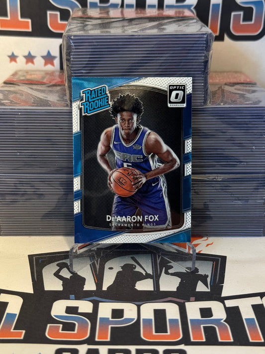 2017 Donruss Optic (Rated Rookie) De'Aaron Fox #196