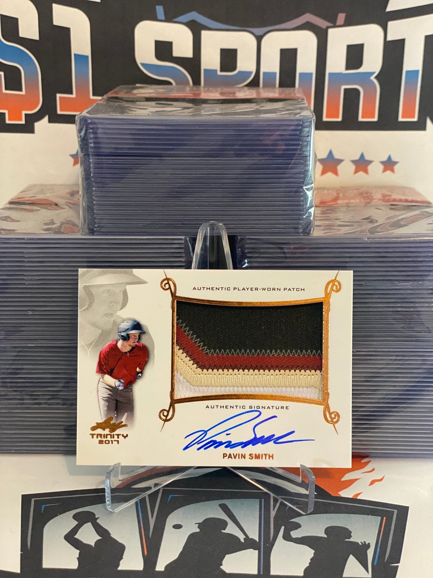 2017 Leaf Trinity (Auto Relic) Pavin Smith #PA-PS1